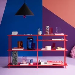 Montana - Gratis Rekkensysteem 75,8 X 138,4 Cm 17 Montana - Gratis Rekkensysteem 75,8 X 138,4 Cm -Meubilair Verkoopwinkel Montana Free Regalsystem mit Zwischenablage 75 8 x 138 4 cm china red Situation