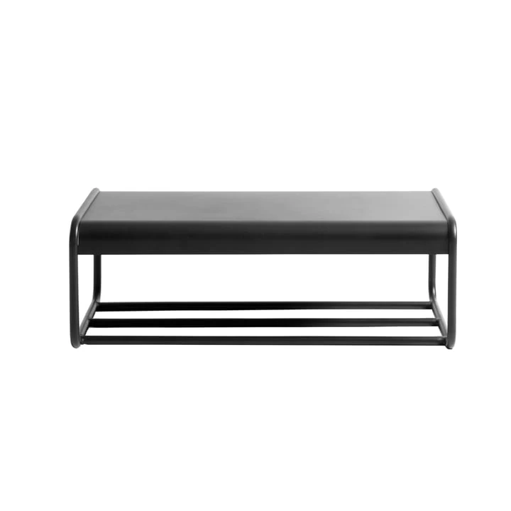 Muubs - Copenhagen Wandkapstok Met Legplank, 70 X 24 Cm, Zwart 1 Muubs - Copenhagen Wandkapstok Met Legplank, 70 X 24 Cm, Zwart