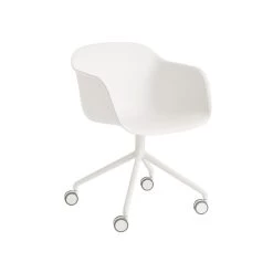 Muuto - Fiber Fauteuil Draaibaar Met Wielen
