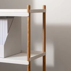 NINE - BOLT Plank -Meubilair Verkoopwinkel NINE BOLT Regal Eiche weiss Detail 1