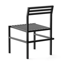NINE - 19 Outdoors Eetkamerstoel 11 NINE - 19 Outdoors Eetkamerstoel -Meubilair Verkoopwinkel NINE Outdoor Dining Chair schwarz Rueckseite