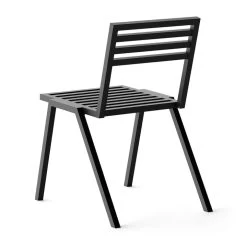 NINE - 19 Outdoors Stacking Chair 7 NINE - 19 Outdoors Stacking Chair -Meubilair Verkoopwinkel NINE Outdoor Stacking Chair schwarz Rueckseite