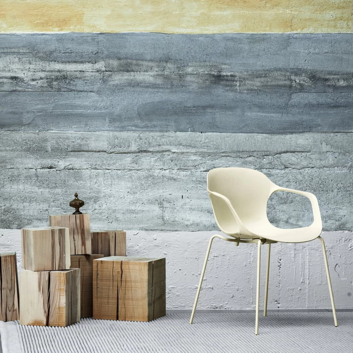 Fritz Hansen - Nap Fauteuil KS60, Melk Wit/verchroomd 8 Fritz Hansen - Nap Fauteuil KS60, Melk Wit/verchroomd - Afbeelding 8