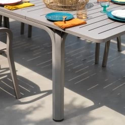 Nardi - Alloro Uitschuifbare Tafel -Meubilair Verkoopwinkel Nardi Alloro 140 Ausziehtisch tortora tortora Situation 1 1