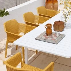 Nardi - Alloro Uitschuifbare Tafel -Meubilair Verkoopwinkel Nardi Alloro 210 Ausziehtisch bianco bianco Detail 1 1