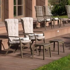 Nardi - Folio Verstelbare Buitenstoel 23 Nardi - Folio Verstelbare Buitenstoel -Meubilair Verkoopwinkel Nardi Folio Poggio und Sitzauflage Situation 1