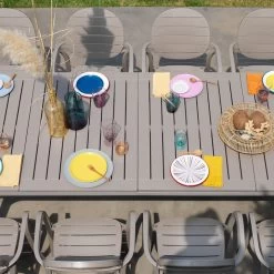 Nardi - Alloro Uitschuifbare Tafel -Meubilair Verkoopwinkel Nardi Palma Armlehnenstuhl tortora tortora Situation 2