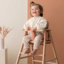 Nobodinoz - Growing Green Kinderstoel, Beukenhout -Meubilair Verkoopwinkel Nobodinoz Kissen fuer Growing Green Kinderstuhl sienna brown Situation