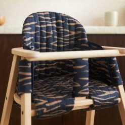 Nobodinoz - Kussen Voor Growing Green Kinderstoel -Meubilair Verkoopwinkel Nobodinoz Polster fuer Growing Green Kinderstuhl blue waves ambiente