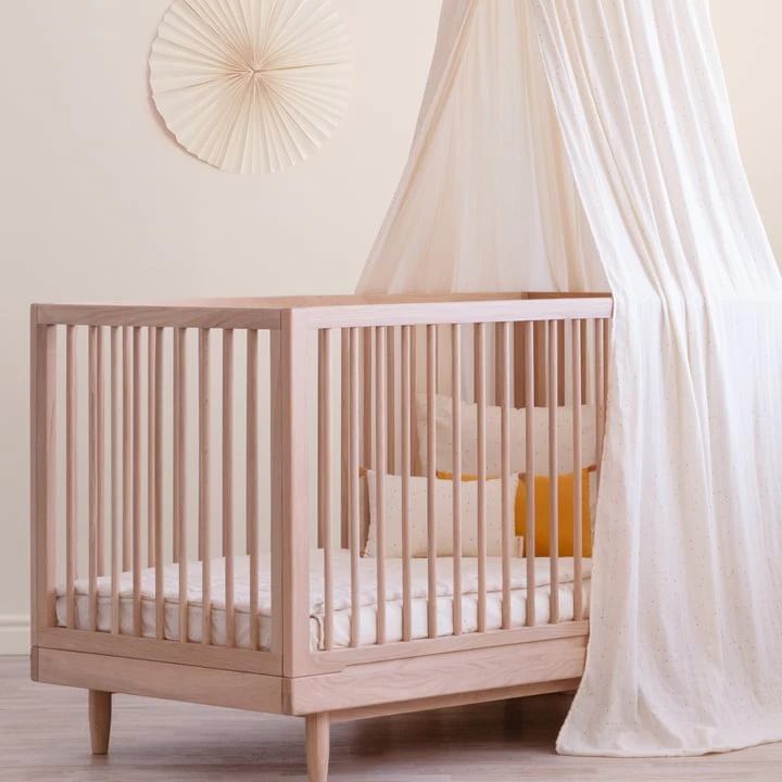 Nobodinoz - Pure Babybed, 70 X 140 Cm, Eiken 5 Nobodinoz - Pure Babybed, 70 X 140 Cm, Eiken - Afbeelding 5