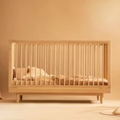 Nobodinoz - Pure Babybed, 70 X 140 Cm, Eiken 9 Nobodinoz - Pure Babybed, 70 X 140 Cm, Eiken -Meubilair Verkoopwinkel Nobodinoz Pure Babybett Ambiente 1