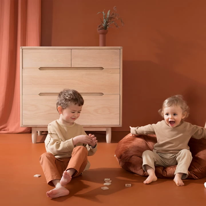 Nobodinoz - Pure Ladekast Met 4 Lades, Eiken 2 Nobodinoz - Pure Ladekast Met 4 Lades, Eiken - Afbeelding 2