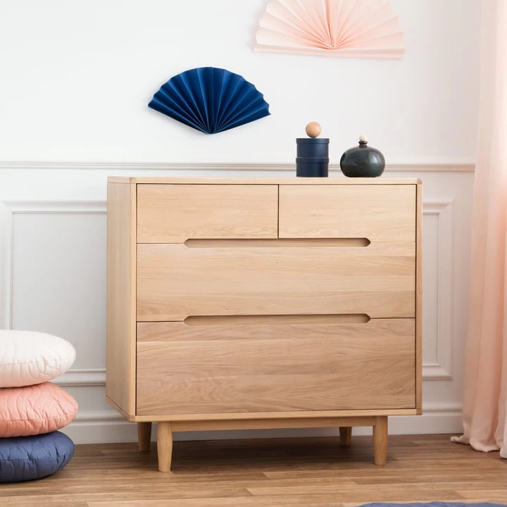 Nobodinoz - Pure Ladekast Met 4 Lades, Eiken 5 Nobodinoz - Pure Ladekast Met 4 Lades, Eiken - Afbeelding 5