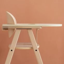 Nobodinoz - Growing Green Kinderstoel, Beukenhout -Meubilair Verkoopwinkel Nobodinoz Tablett fuer Growing Green Kinderstuhl seitlich