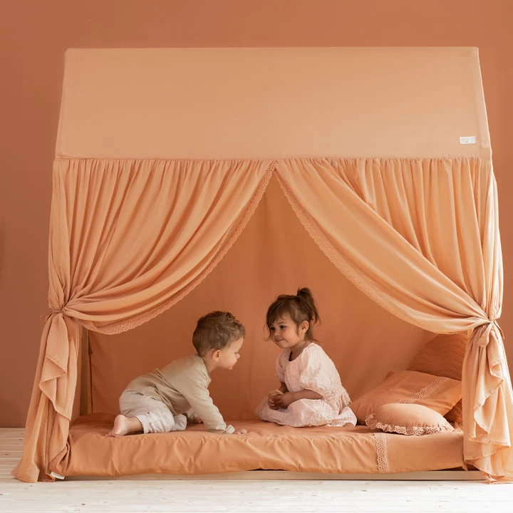 Nobodinoz - Vera Junior Bed Home, 140 X 70 Cm, Sienna Brown 2 Nobodinoz - Vera Junior Bed Home, 140 X 70 Cm, Sienna Brown - Afbeelding 2