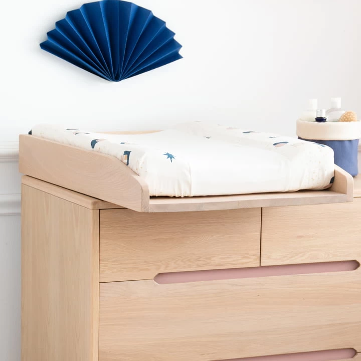 Nobodinoz - Aankleedtop Voor Pure Ladekast, 70 X 50 Cm, Eiken 2 Nobodinoz - Aankleedtop Voor Pure Ladekast, 70 X 50 Cm, Eiken - Afbeelding 2