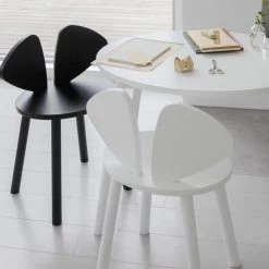 Nofred - Mouse Kindertafel -Meubilair Verkoopwinkel Nofred Mouse School Set schwarz weiss Ambiente 1