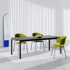 OUT Objekte Unserer Tage - Wagner Dining Chair 10 OUT Objekte Unserer Tage - Wagner Dining Chair -Meubilair Verkoopwinkel OUT Objekte unserer Tage Wagner Dining Chair Stoff Gestell schwarz Table A4