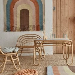 Oyoy - Rainbow Kinderbankje, Rotan 7 Oyoy - Rainbow Kinderbankje, Rotan -Meubilair Verkoopwinkel OYOY Rainbow Serie Ambiente 1