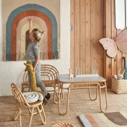 Oyoy - Rainbow Kinderbankje, Rotan 8 Oyoy - Rainbow Kinderbankje, Rotan -Meubilair Verkoopwinkel OYOY Rainbow Serie Ambiente 2