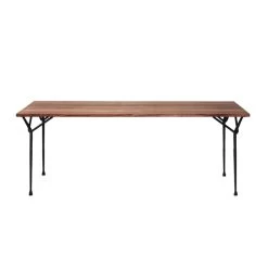 Magis - Officina Eettafel 200cm, Zwart / Essenhout