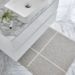 Pappelina - Fred Omkeerbaar Vloerkleed (70 Cm) -Meubilair Verkoopwinkel Pappelina Fred Wendeteppich linen vanilla Situation 2