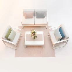 Pappelina - Mono Tapijt (60 Cm) -Meubilair Verkoopwinkel Pappelina Mono Tischlaeufer Teppich Ambiente 1