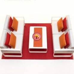 Pappelina - Mono Tapijt (60 Cm) 23 Pappelina - Mono Tapijt (60 Cm) -Meubilair Verkoopwinkel Pappelina Mono Tischlaeufer Teppich Ambiente 2 1