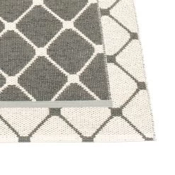 Pappelina - Rex Omkeerbaar Tapijt (70 Cm) 9 Pappelina - Rex Omkeerbaar Tapijt (70 Cm) -Meubilair Verkoopwinkel Pappelina Rex Teppich charcoal vanilla detail frei