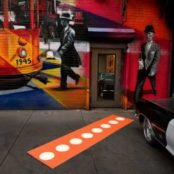 Pappelina - Vera Omkeerbaar Vloerkleed (70 Cm) 14 Pappelina - Vera Omkeerbaar Vloerkleed (70 Cm) -Meubilair Verkoopwinkel Pappelina Vera Small One Teppich orange weiss Ambiente