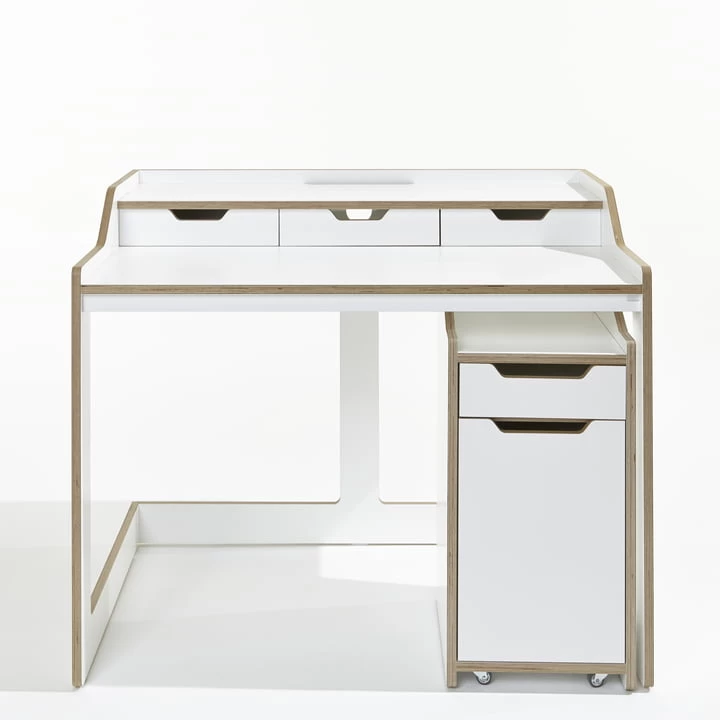 Müller Small Living - Plane Bureau, Wit 14 Müller Small Living - Plane Bureau, Wit - Afbeelding 14