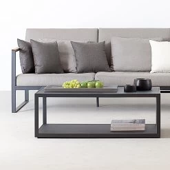 Röshults - Garden Easy Tabel -Meubilair Verkoopwinkel Roeshults Garden Easy Table 100 x 50 cm anthrazit Situation