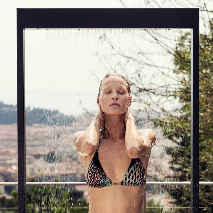 Röshults - Tuin Douche, Teak / Antraciet 2 Röshults - Tuin Douche, Teak / Antraciet - Afbeelding 2