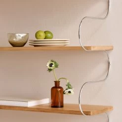 Schneid - Onda Plank -Meubilair Verkoopwinkel Schneid Onda Regal Eiche A2