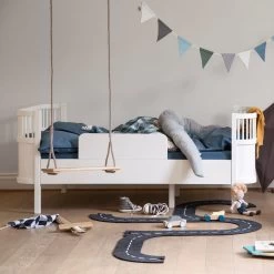 Sebra - Het Sebra Juniorbed & Grow, Wit 6 Sebra - Het Sebra Juniorbed & Grow, Wit -Meubilair Verkoopwinkel Sebra Das Sebra Bett Junior Grow weiss Situation 1