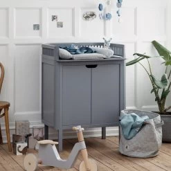 Sebra - Veranderen Van Eenheid -Meubilair Verkoopwinkel Sebra Wickelkommode dunkelgrau Situation