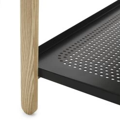 Normann Copenhagen - Sko Schoenenrek 12 Normann Copenhagen - Sko Schoenenrek -Meubilair Verkoopwinkel Sko Schuhregal grau Detail Ecke unten