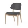 Stellar Works - Slow Side Chair, Natuurlijk Eik / Zwart