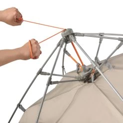 Terra Nation - Kau Kohu Plus Zonnescherm, RPET Bruin -Meubilair Verkoopwinkel Terra Nation Kau Kohu Plus Sonnenschutz rPET braun Detail 1