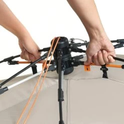 Terra Nation - Reka Kohu Plus Zonnescherm, RPET Bruin -Meubilair Verkoopwinkel Terra Nation Reka Kohu Plus Sonnenschutz sand Detail 2