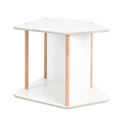 Tojo - Multi Kindertafel En Wipstoeltje, Wit / Beuken