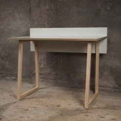 Tojo - Werk Kinderbureau, Wit / Beuken 5 Tojo - Werk Kinderbureau, Wit / Beuken -Meubilair Verkoopwinkel Tojo werk Kinder Schreibtisch weiss Buche Situation