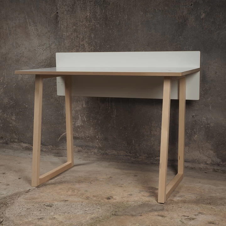 Tojo - Werk Kinderbureau, Wit / Beuken 3 Tojo - Werk Kinderbureau, Wit / Beuken - Afbeelding 3