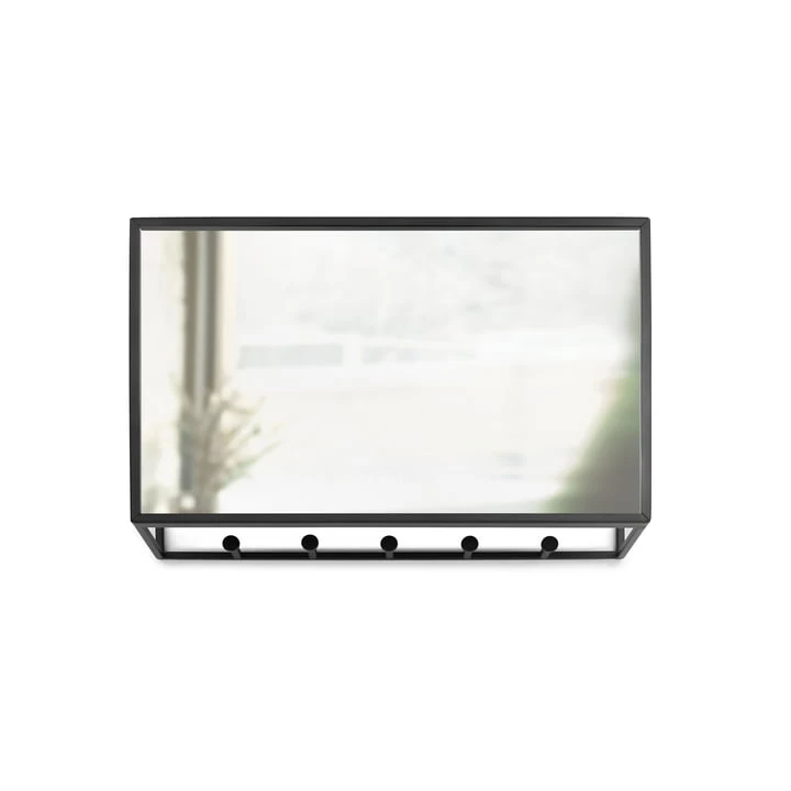 Umbra - Cubiko Organisator Met Spiegel, Zwart 1 Umbra - Cubiko Organisator Met Spiegel, Zwart