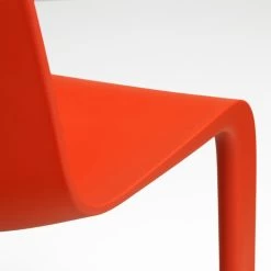 Vitra - EVO-C Volledig Plastic Stoel -Meubilair Verkoopwinkel Vitra EVO C Vollkunststoff Stuhl poppy red Detail