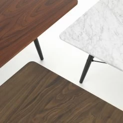 Vitra - Eames Coffee Table -Meubilair Verkoopwinkel Vitra Eames Coffee Table drei verschiedene Oberflaechen Ambienet