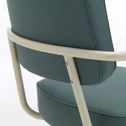 Vitra - Fauteuil Direction Pivotant Bureaustoel -Meubilair Verkoopwinkel Vitra Fauteuil Direction Pivotant Buerostuhl gruengrau ecru Detail