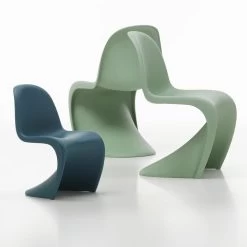 Vitra - Panton Junior -Meubilair Verkoopwinkel Vitra Panton Junior meerblau Panton Chair soft mint