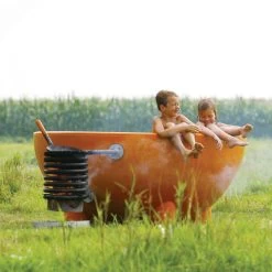 Weltevree - Dutchtub Origineel -Meubilair Verkoopwinkel Welteveree Dutchtub Original orange kind Wiese Ambiente