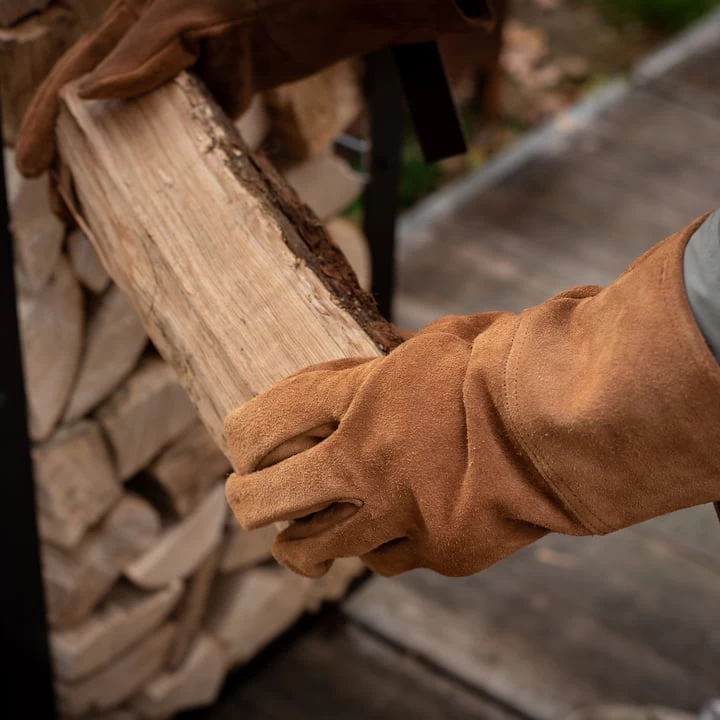 Weltevree - Outdoor Stalen Ovenroosterhandschoenen, Bruin 3 Weltevree - Outdoor Stalen Ovenroosterhandschoenen, Bruin - Afbeelding 3